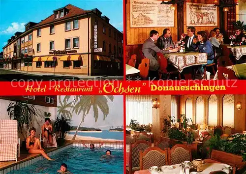AK / Ansichtskarte Donaueschingen Hotel Restaurant Ochsen  Kat. Donaueschingen