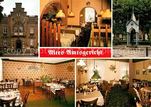 AK / Ansichtskarte Friedrichstadt Eider Cafe Restaurant Altes Amtsgericht  Kat. Friedrichstadt