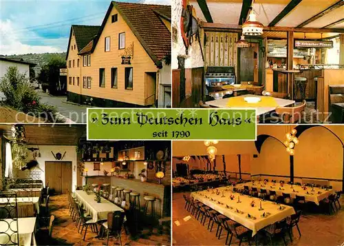 AK / Ansichtskarte Stockheim Odenwald Gaststaette Zum Deutschen Haus  Kat. Michelstadt