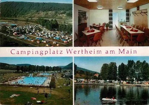 AK / Ansichtskarte Wertheim Main Ferien Camping Platz Wertheim  Kat. Wertheim