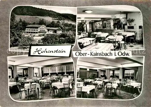 AK / Ansichtskarte Ober Kainsbach Gasthaus Pension Hohenstein Kat. Reichelsheim (Odenwald)