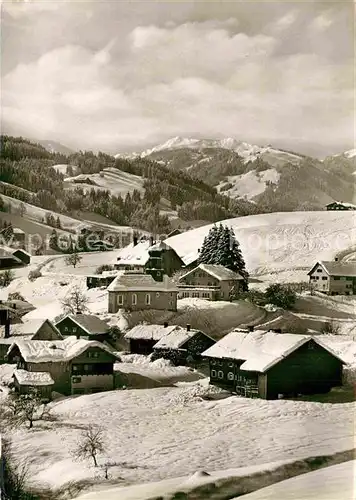 AK / Ansichtskarte Gunzesried Winter Panorama Kat. Blaichach