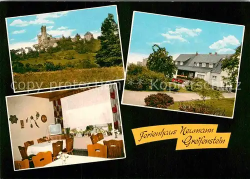 AK / Ansichtskarte Greifenstein Hessen Ferienhaus Neumann Burg Kat. Greifenstein