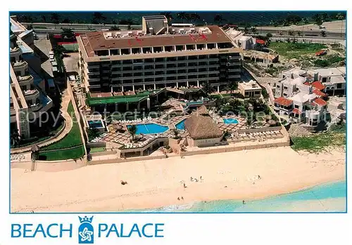 AK / Ansichtskarte Cancun Fliegeraufnahme Hotel Beach Palace Kat. Yucatan