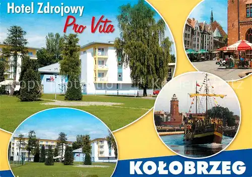 AK / Ansichtskarte Kolobrzeg Polen Hotel Zdrojowy Kat. Kolberg Pommern
