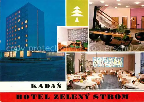 AK / Ansichtskarte Kadan Hotel Zeleny Strom Kat. Kaaden