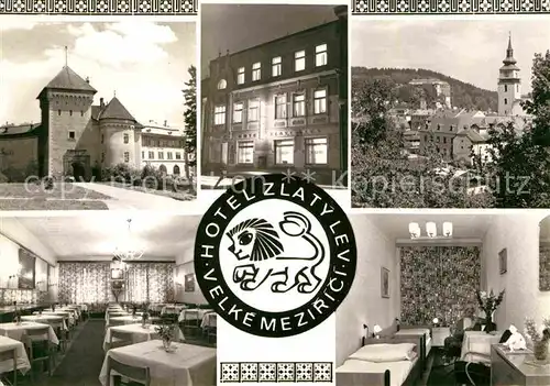 AK / Ansichtskarte Velke Mezirici Hotel Zlaty Lev Kat. Tschechische Republik