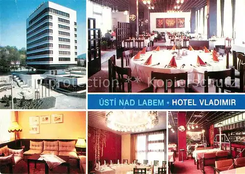 AK / Ansichtskarte Usti nad Labem Hotel Vladimir Kat. Usti nad Labem