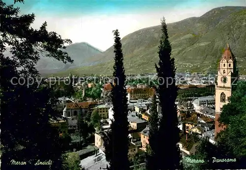 AK / Ansichtskarte Merano Suedtirol Panorama  Kat. Merano