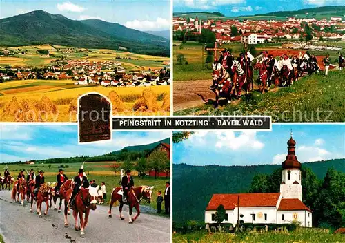 AK / Ansichtskarte Koetzting Pfingstritt Kirche Gesamtansicht  Kat. Bad Koetzting