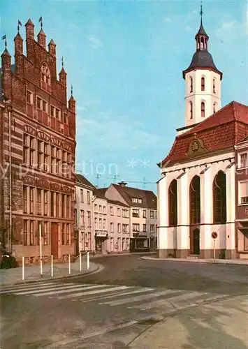 AK / Ansichtskarte Xanten Evangelische Kirche Gotisches Haus  Kat. Xanten