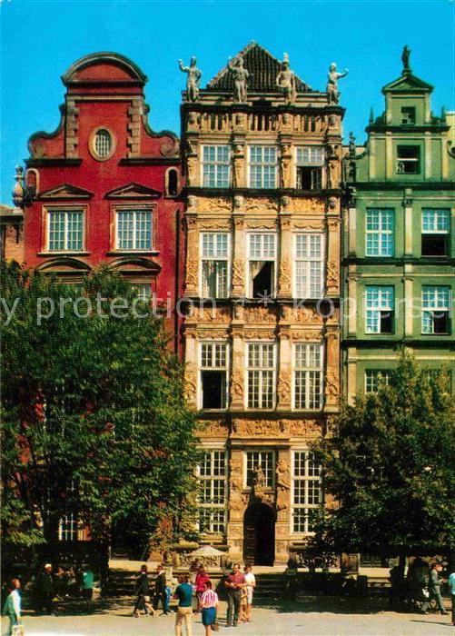 Ak Ansichtskarte Gdansk Goldenes Haus Kat Gdansk Nr Kb91430