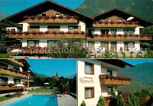 AK / Ansichtskarte Dorf Tirol Appartement Haus Ruprecht Swimming Pool Kat. Tirolo