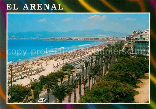AK / Ansichtskarte El Arenal Mallorca Panorama Strand Promenade Kat. S Arenal