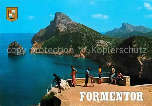 AK / Ansichtskarte Formentor Es Colome Aussichtsplattform Steilkueste Kat. Cap Formentor Islas Baleares Spanien