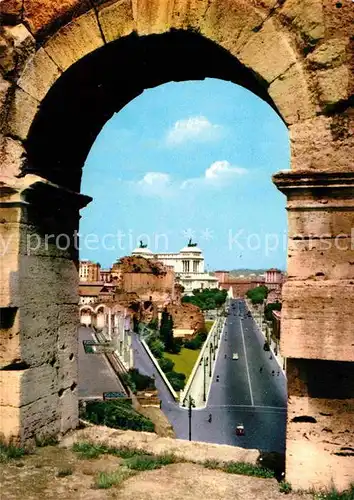 AK / Ansichtskarte Roma Rom Via dei Fori Imperiali Kat. 