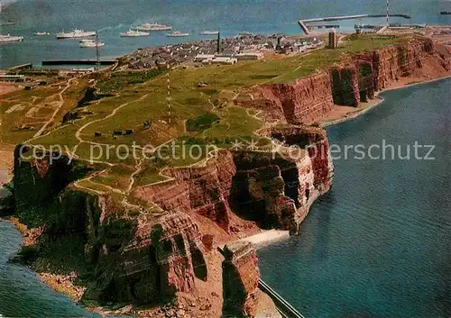 AK / Ansichtskarte Insel Helgoland Nordseebad Fliegeraufnahme Kat. Helgoland