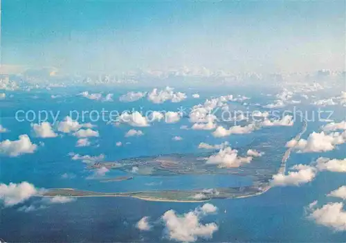 AK / Ansichtskarte Insel Sylt Nordseeinsel Luftaufnahme aus 3000 m Hoehe Kat. Westerland