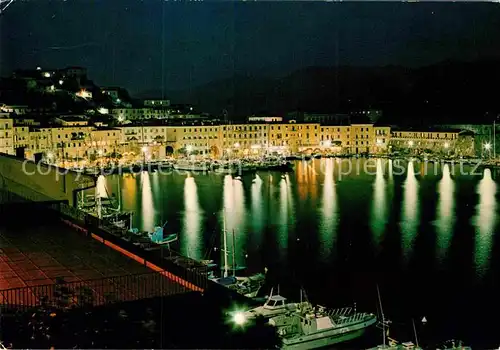 AK / Ansichtskarte Portoferraio Toscana Hafen Nachtaufnahme Kat. 