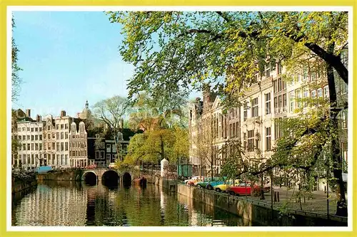 AK / Ansichtskarte Amsterdam Niederlande Alte Giebel auf dem Herengracht Kat. Amsterdam