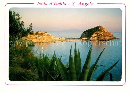 AK / Ansichtskarte Sant Angelo Ischia Panorama Kueste Sonnenuntergang
