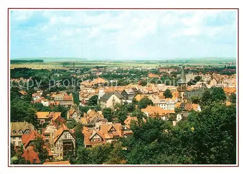 AK / Ansichtskarte Wernigerode Harz uebersicht Stadtpanorama Kat. Wernigerode