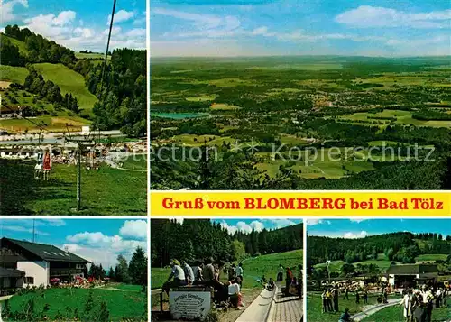 AK / Ansichtskarte Bad Toelz Blomberg Sesselbahn  Kat. Bad Toelz