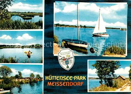 AK / Ansichtskarte Meissendorf Huettensee Park Segelboot  Kat. Winsen (Aller)