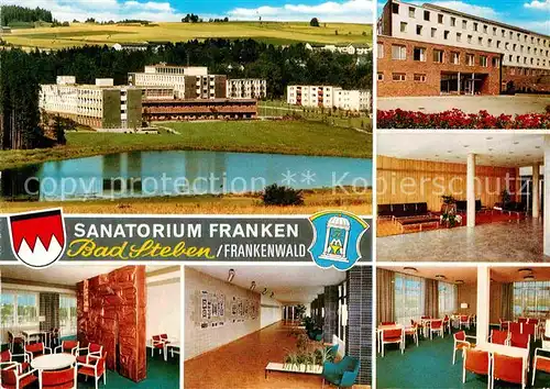 AK / Ansichtskarte Bad Steben Sanatorium Franken  Kat. Bad Steben