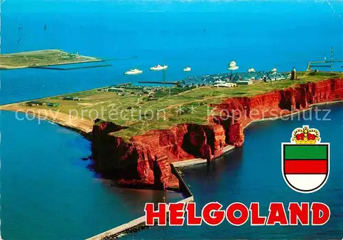 AK / Ansichtskarte Helgoland Fliegeraufnahme Kat. Helgoland