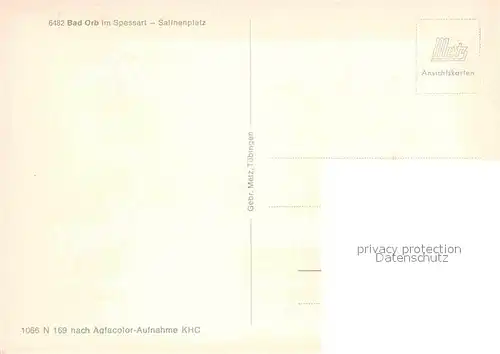 AK / Ansichtskarte Bad Orb Salinenplatz Kat. Bad Orb