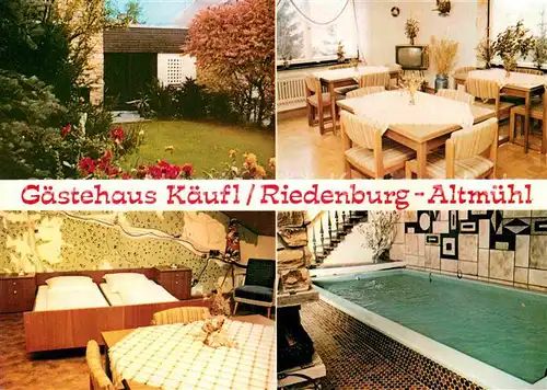 AK / Ansichtskarte Riedenburg Altmuehltal Gaestehaus Kaeufl Kat. Riedenburg
