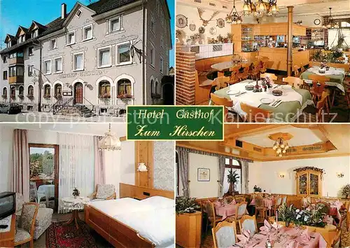 AK / Ansichtskarte Donaueschingen Hotel Gasthof zum Hirschen  Kat. Donaueschingen