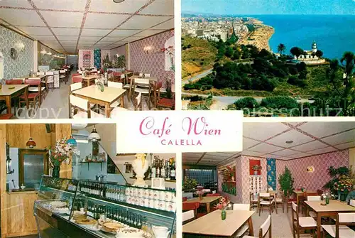 AK / Ansichtskarte Calella Cafe Wien  Kat. Barcelona