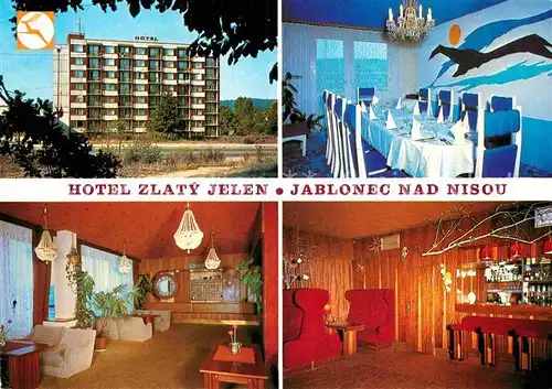 AK / Ansichtskarte Jablonec nad Nisou Hotel Zlaty Jelen  Kat. Jablonec nad Nisou