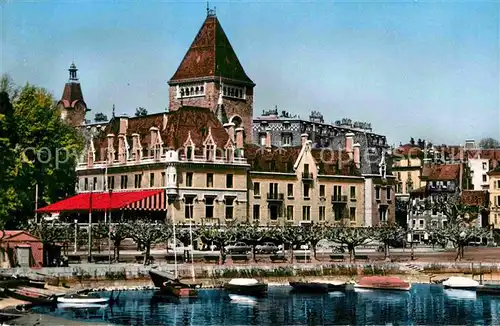 AK / Ansichtskarte Ouchy Hotel Le Chateau Lac Leman Genfersee Kat. Lausanne