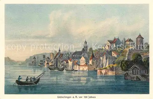 AK / Ansichtskarte ueberlingen Bodensee Panorama vor 100 Jahren Kat. ueberlingen