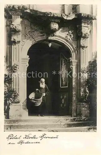 AK / Ansichtskarte Birnau Bodensee Portal Kloster Moench Kat. Uhldingen Muehlhofen