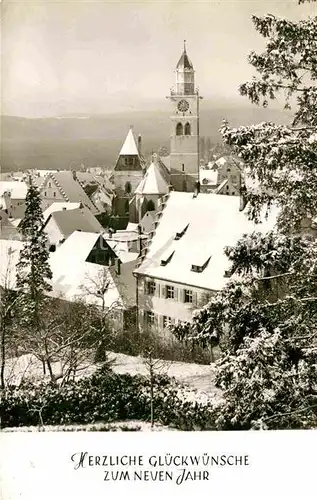 AK / Ansichtskarte ueberlingen Bodensee Nikolausmuenster Winter Kat. ueberlingen