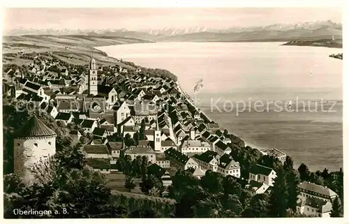 AK / Ansichtskarte ueberlingen Bodensee Panorama Muenster Alpen Kat. ueberlingen