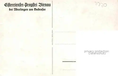 AK / Ansichtskarte Birnau Bodensee Zisterzienser Propstei  Kat. Uhldingen Muehlhofen