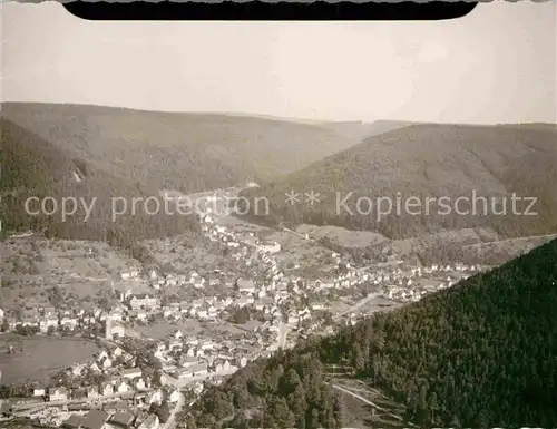 AK / Ansichtskarte Calmbach Enz Fliegeraufnahme Kat. Bad Wildbad