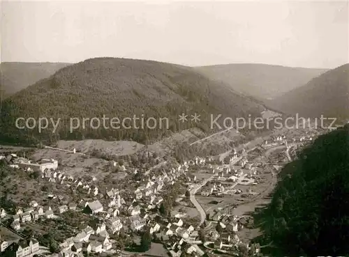 AK / Ansichtskarte Calmbach Enz Fliegeraufnahme Kat. Bad Wildbad