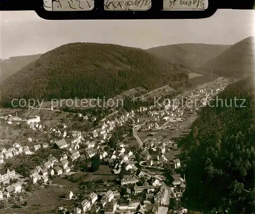 AK / Ansichtskarte Calmbach Enz Fliegeraufnahme Kat. Bad Wildbad