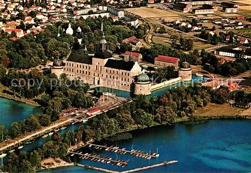 AK / Ansichtskarte Vadstena Fliegeraufnahme Schloss Kat. Vadstena