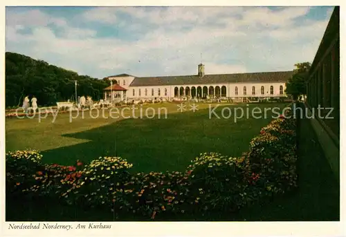 AK / Ansichtskarte Norderney Nordseebad Am Kurhaus Kat. Norderney