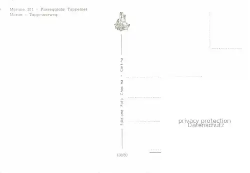 AK / Ansichtskarte Meran Merano Tappeinerweg