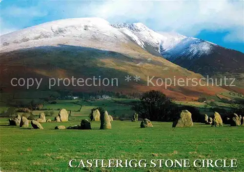 AK / Ansichtskarte Keswick Castlerigg Stone Circle  Kat. Allerdale