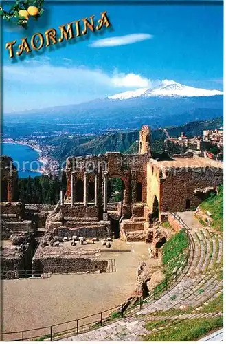 AK / Ansichtskarte Taormina Sizilien Teatro Greco Kat. 