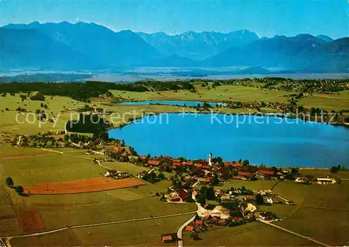 AK / Ansichtskarte Riegsee Zugspitze  Kat. Riegsee